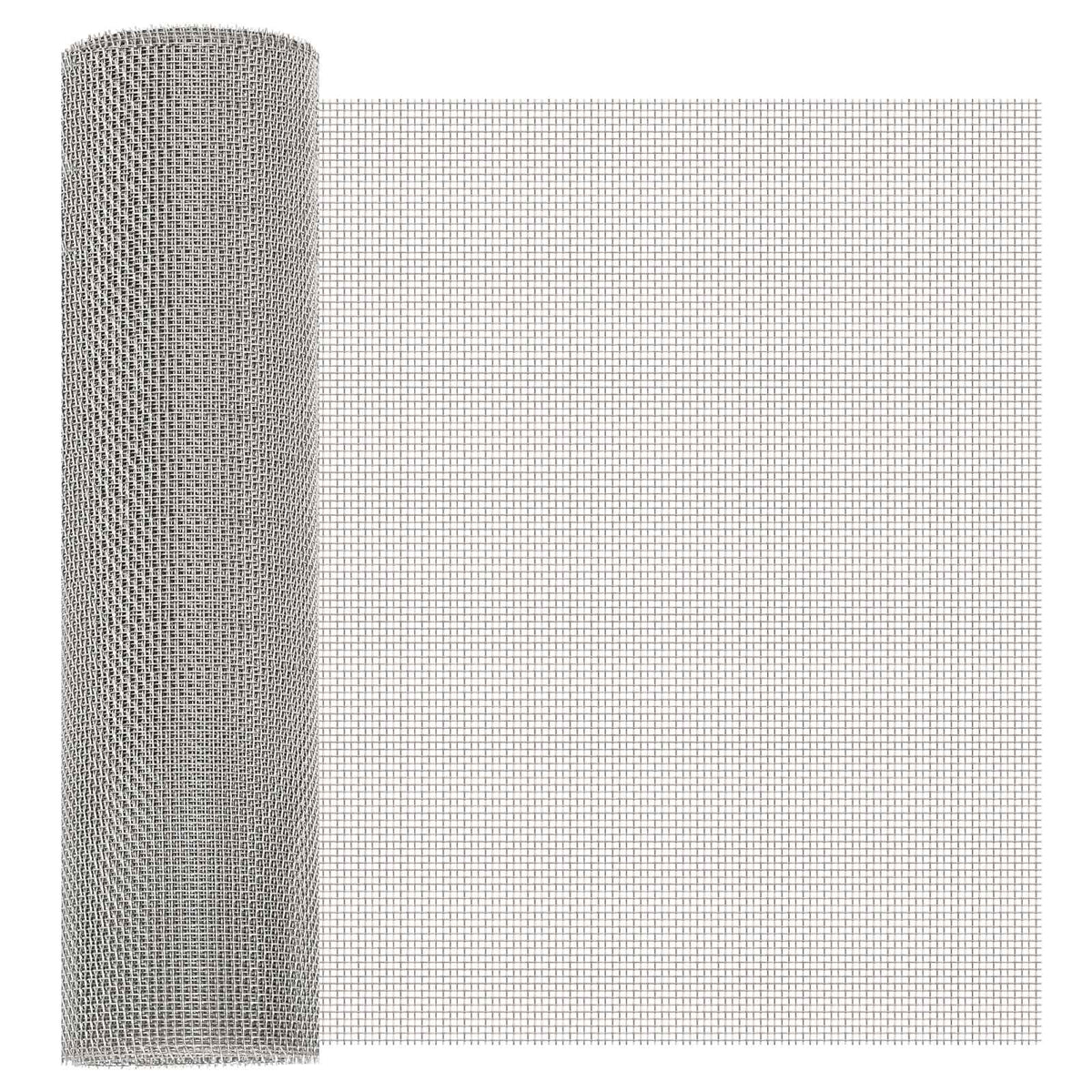 Mrežna tkanina 40 x 200 cm 8 Mesh Nehrđajući čelik 201 Srebrna