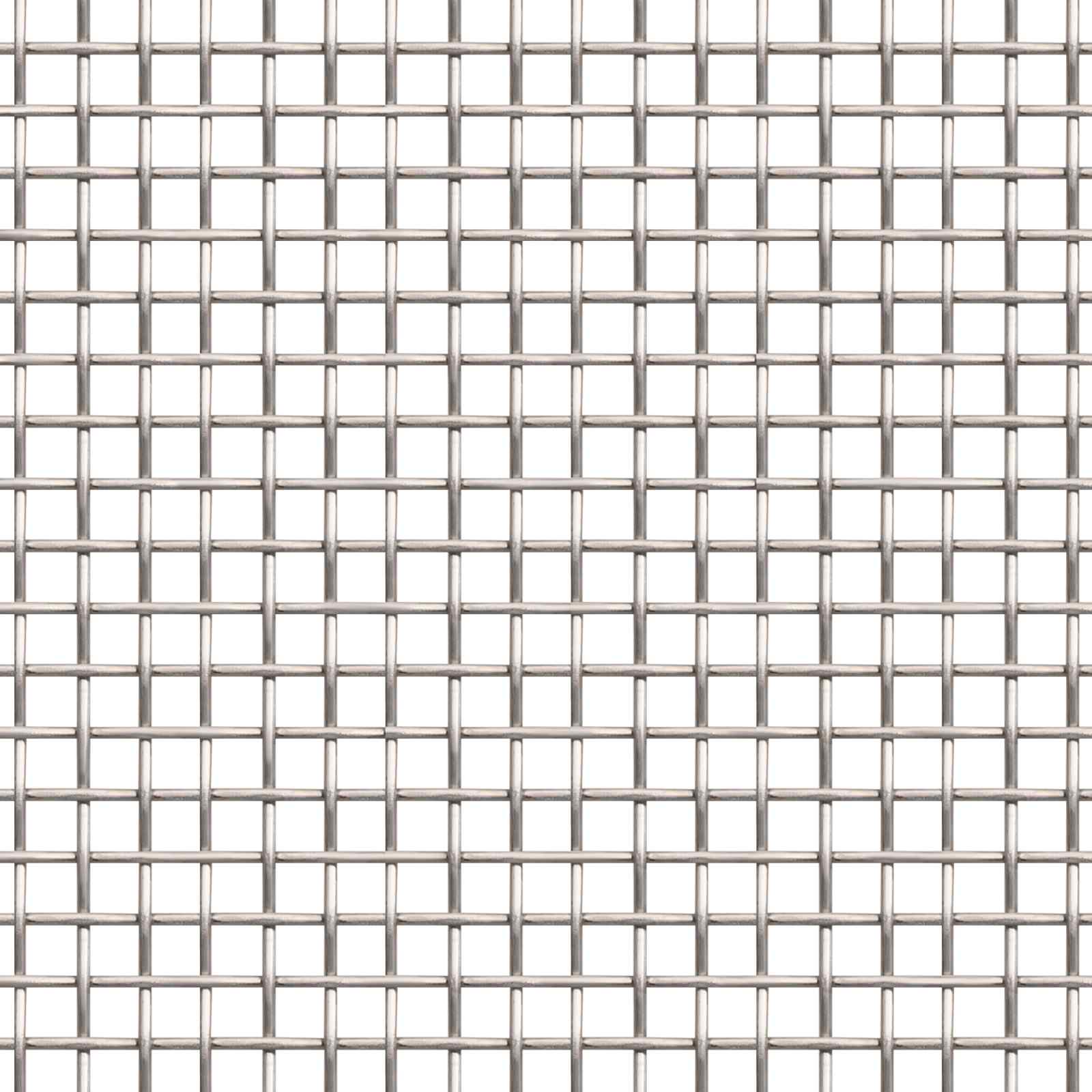 Mrežna tkanina 60 x 1000 cm 8 Mesh Nehrđajući čelik 201 Srebrna