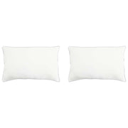 Jastuk 2 pcs Bijela 40 x 60 cm Bambusovo vlakno