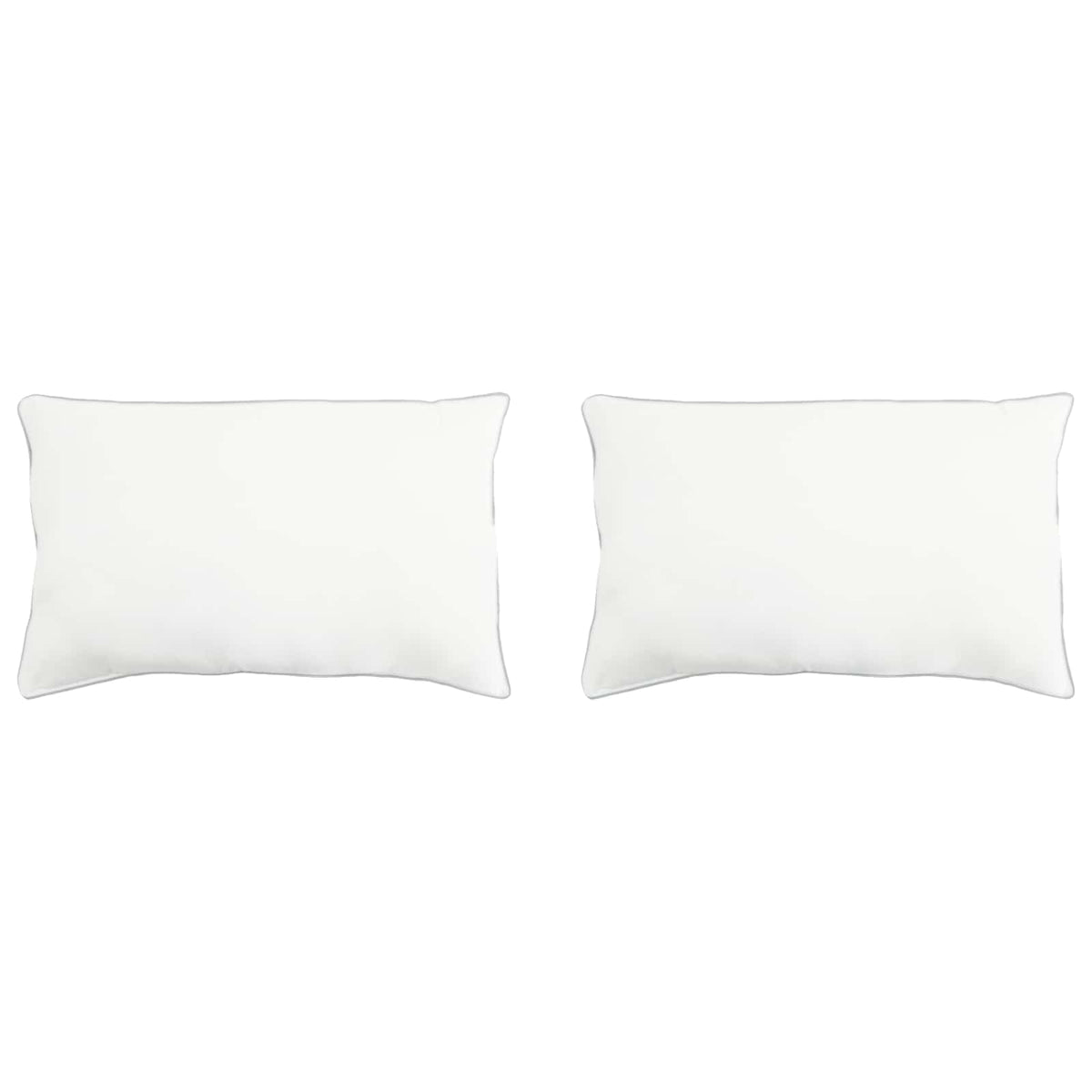 Jastuk 2 pcs Bijela 40 x 80 cm Bambusovo vlakno