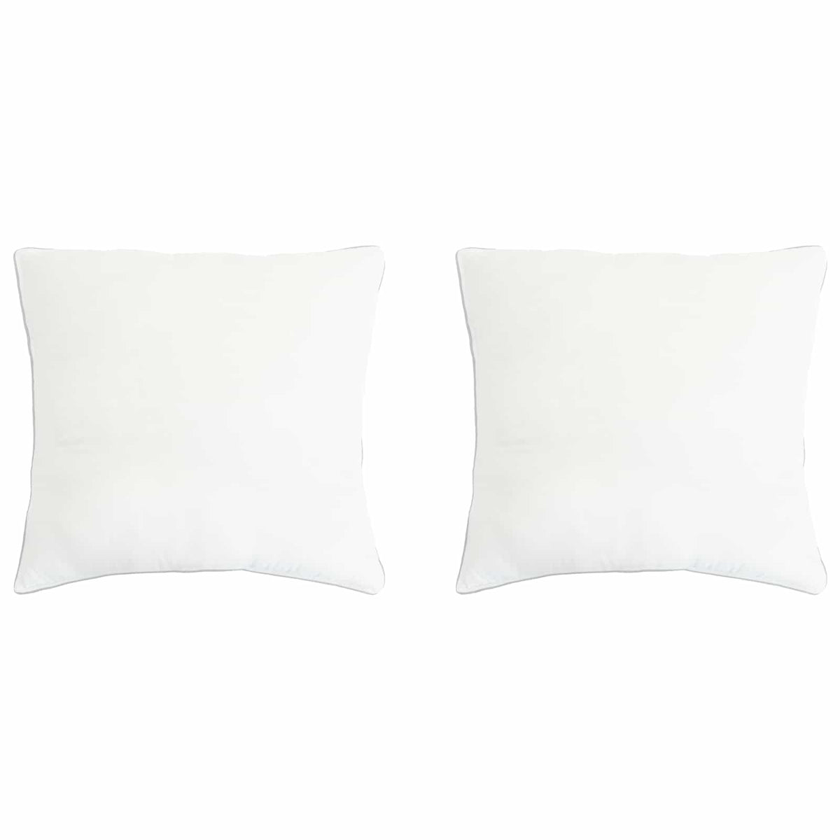Jastuk 2 pcs Bijela 50 x 50 cm Bambusovo vlakno