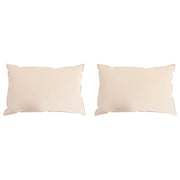 Jastuk 2 pcs Bež 50 x 75 cm Kapok vlakno
