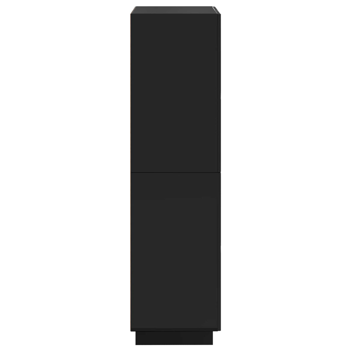 Visoka komoda Crna 79 x 41 x 151 cm Konstruirano drvo