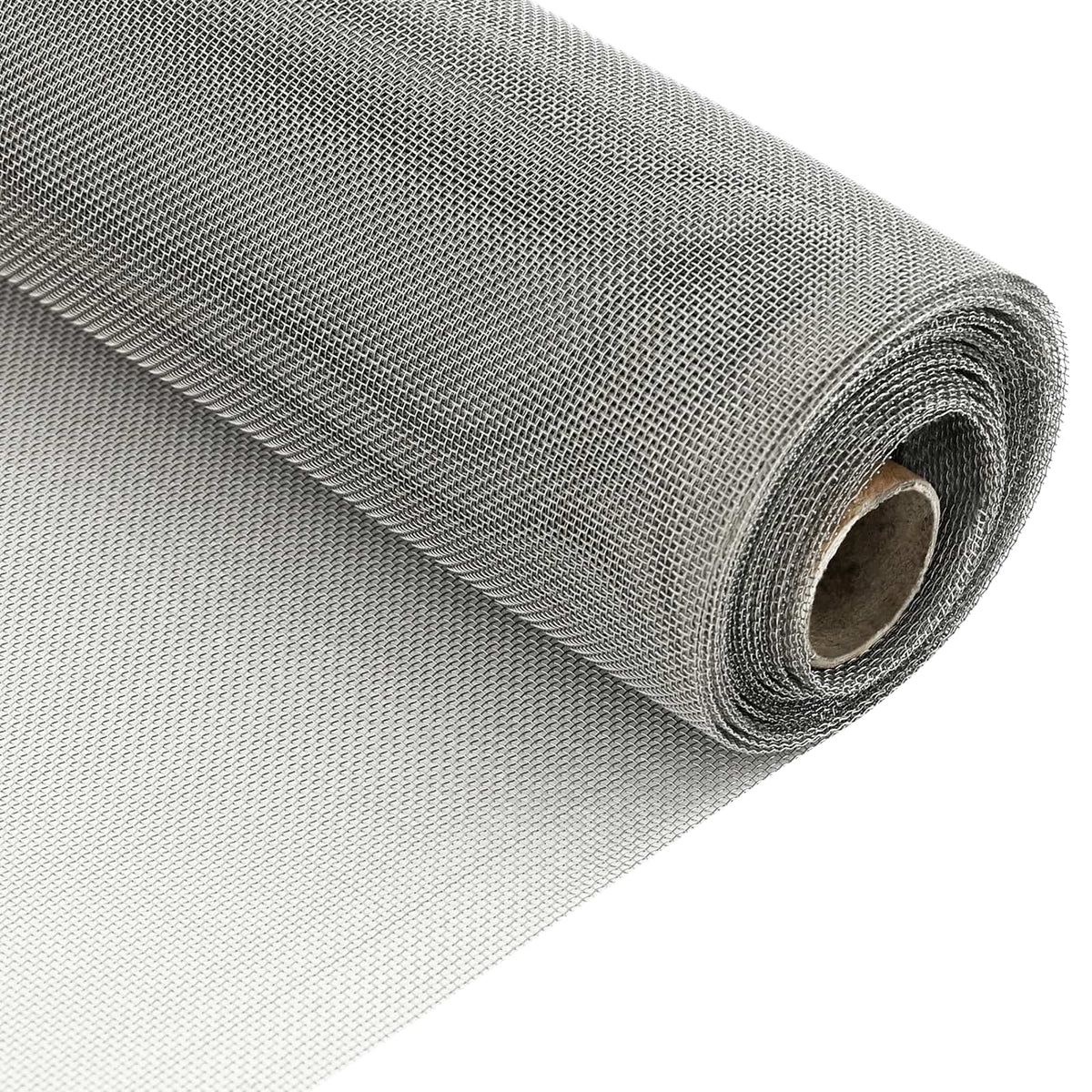 Mrežna tkanina 60 x 500 cm 20 Mesh Nehrđajući čelik 201 Srebrna