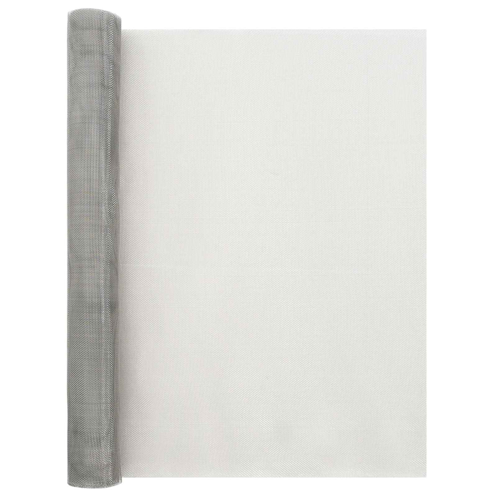 Mrežna tkanina 60 x 500 cm 20 Mesh Nehrđajući čelik 201 Srebrna