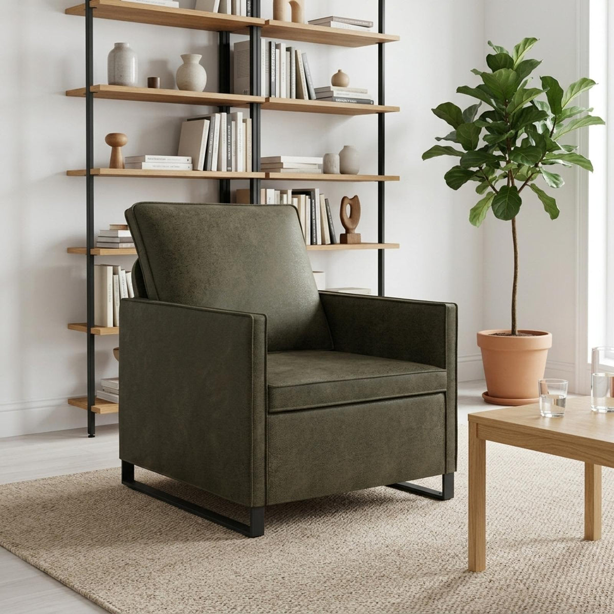 Jednokrevetni Sofa Umjetni sued
