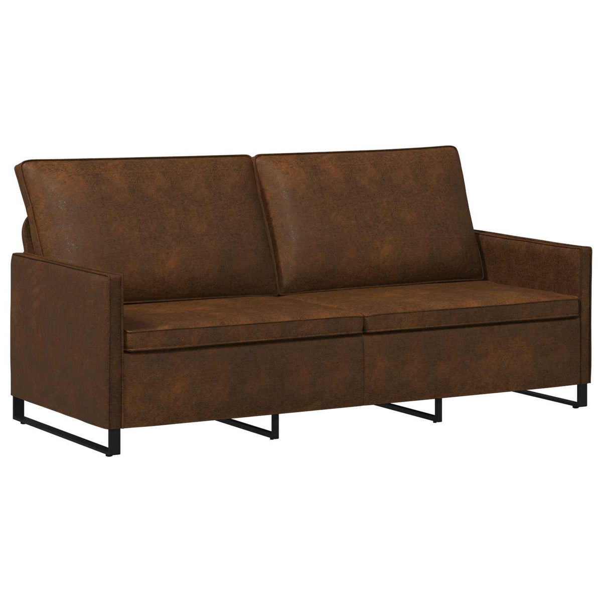 Sofa za 3 osobe Smeđa 190 x 81 x 82 cm Umjetni sued