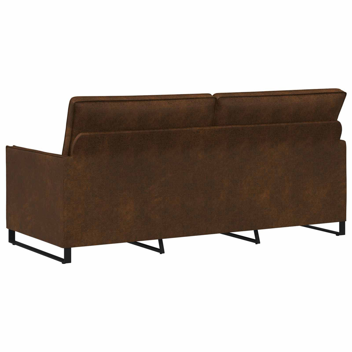 Sofa za 3 osobe Smeđa 190 x 81 x 82 cm Umjetni sued