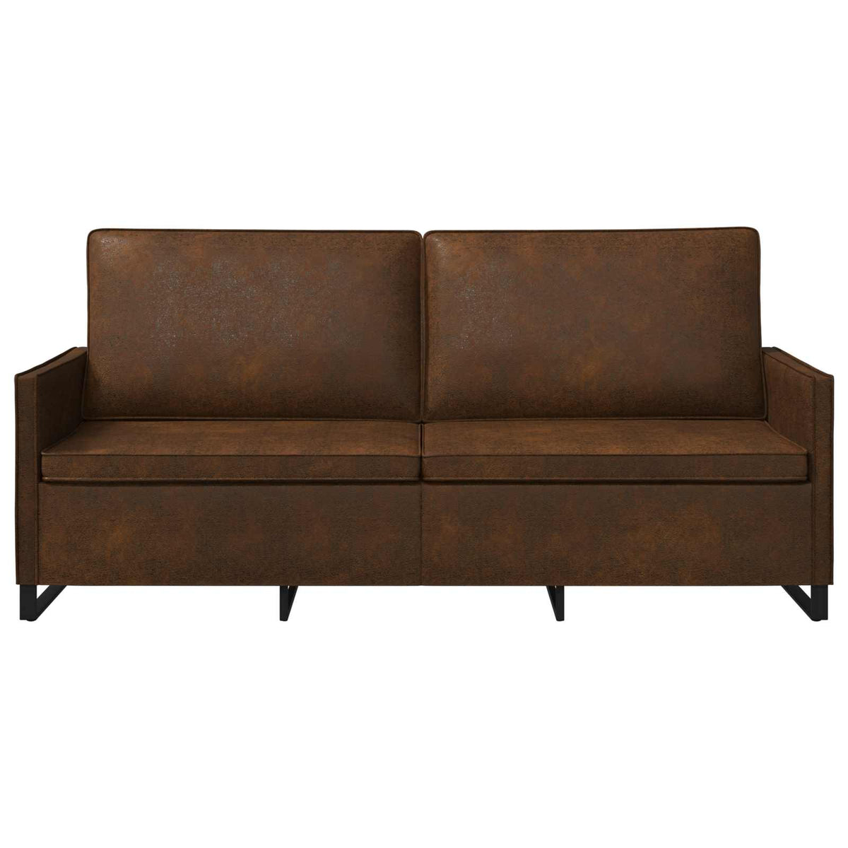 Sofa za 3 osobe Smeđa 190 x 81 x 82 cm Umjetni sued