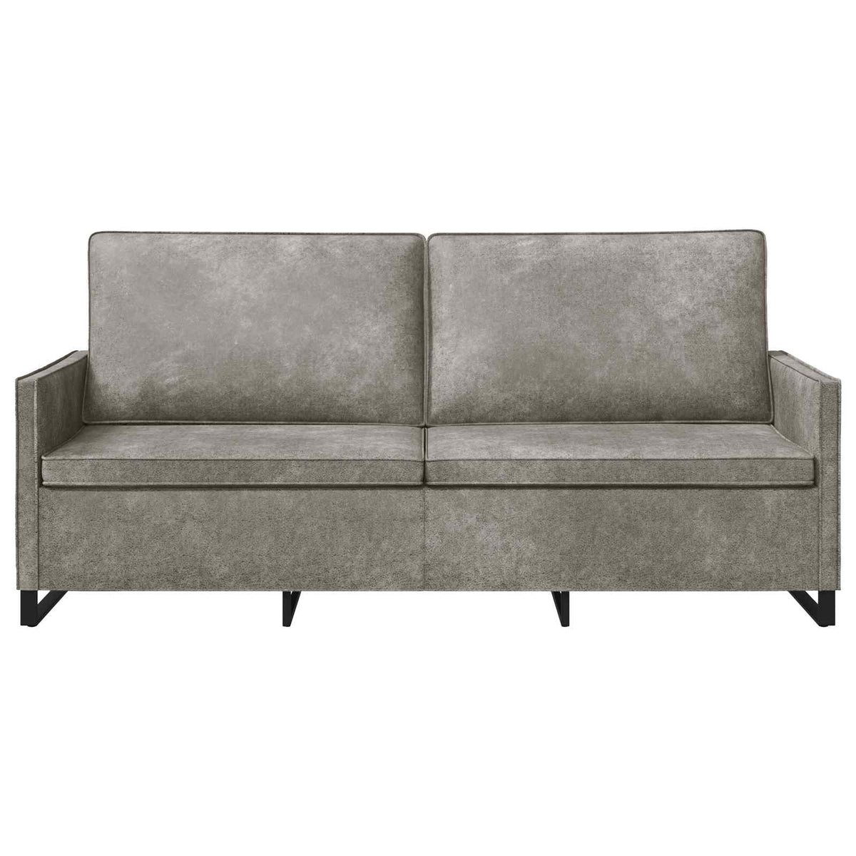 Sofa za 3 osobe Svjetlosiva 190 x 81 x 82 cm Umjetni sued