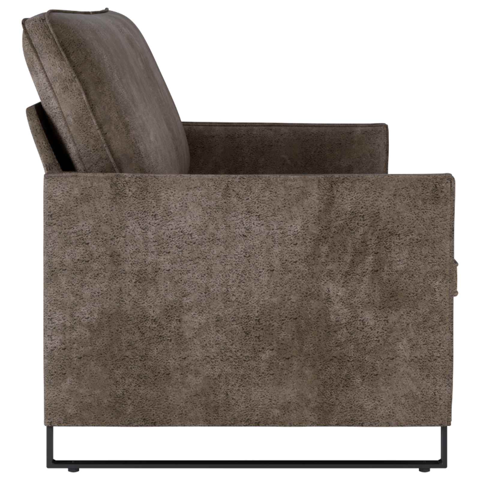 Sofa za 3 osobe Tamnosiva 190 x 81 x 82 cm Umjetni sued