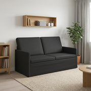 Kauč za dvoje Crna 150 x 81 x 82 cm Tkanina
