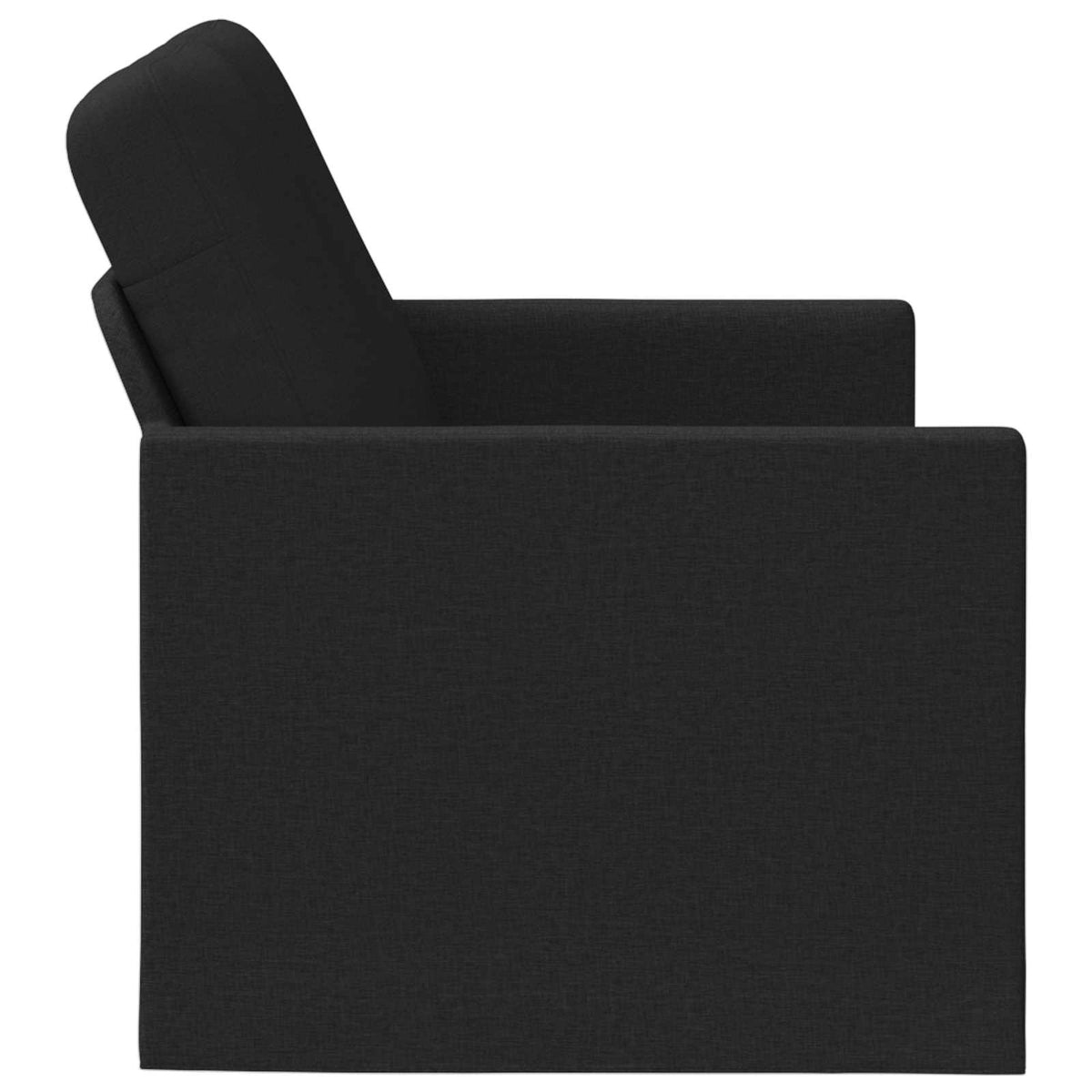 Kauč za dvoje Crna 150 x 81 x 82 cm Tkanina