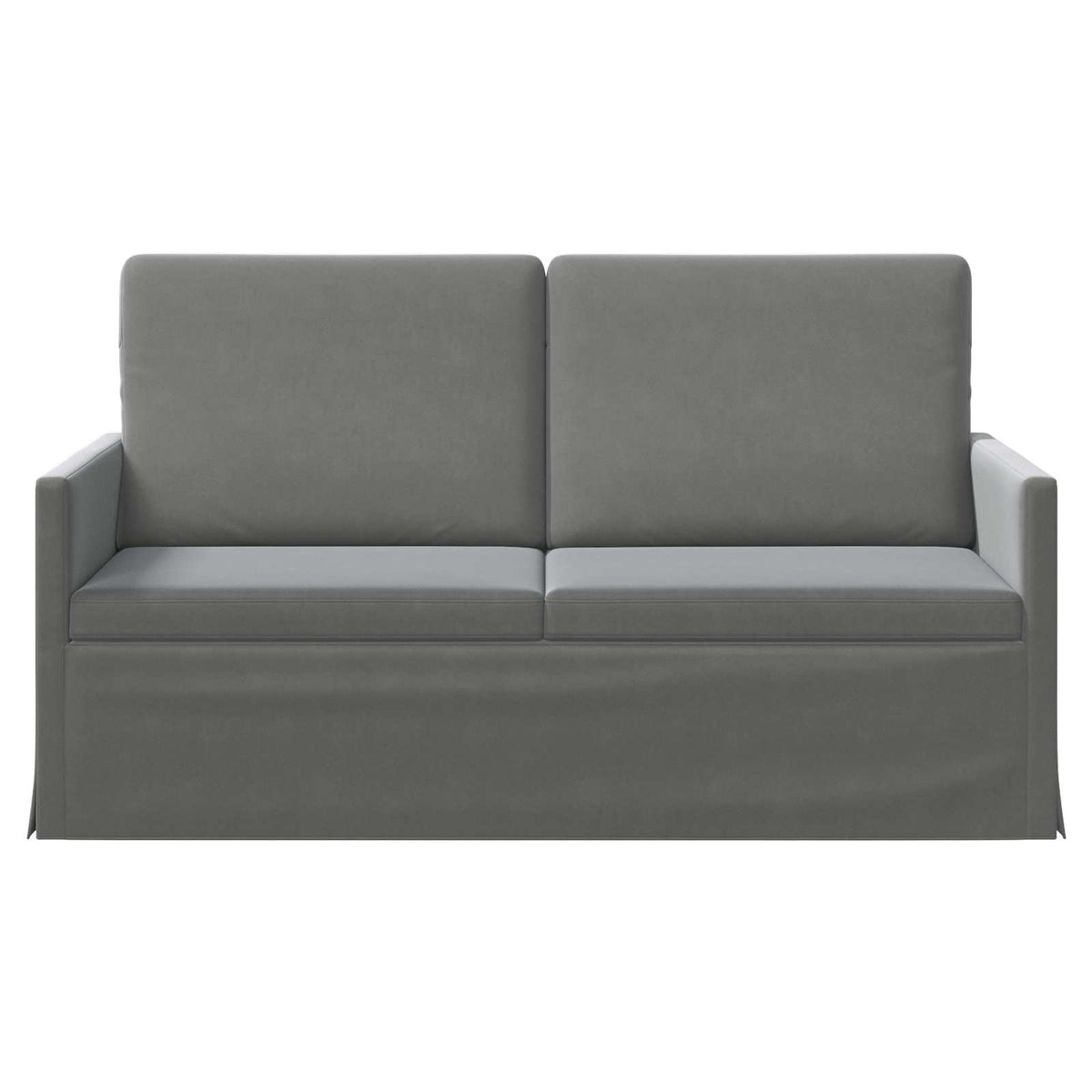 Kauč za dvoje Tamnosiva 150 x 81 x 82 cm Baršun