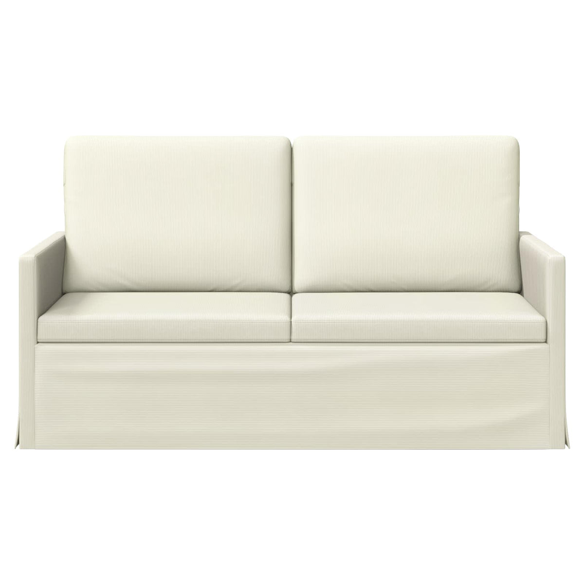 Kauč za dvoje Krem 150 x 81 x 82 cm Kordura tekstil