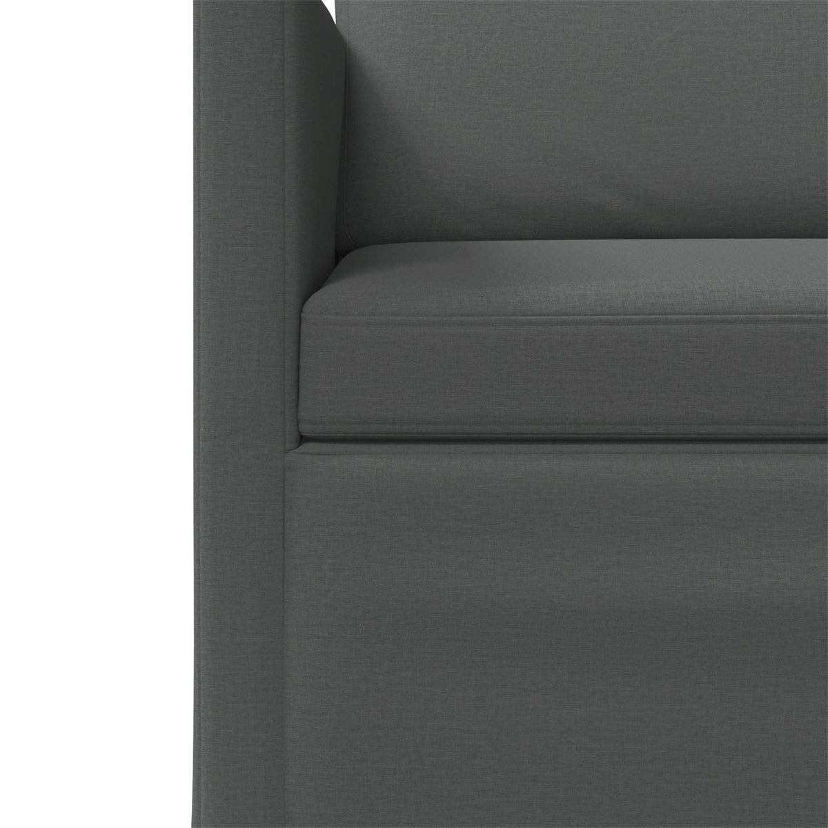 Sofa za 3 osobe Tamnosiva 190 x 81 x 82 cm Tkanina