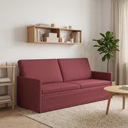 Sofa za 3 osobe Vinska crvena 190 x 81 x 82 cm Tkanina