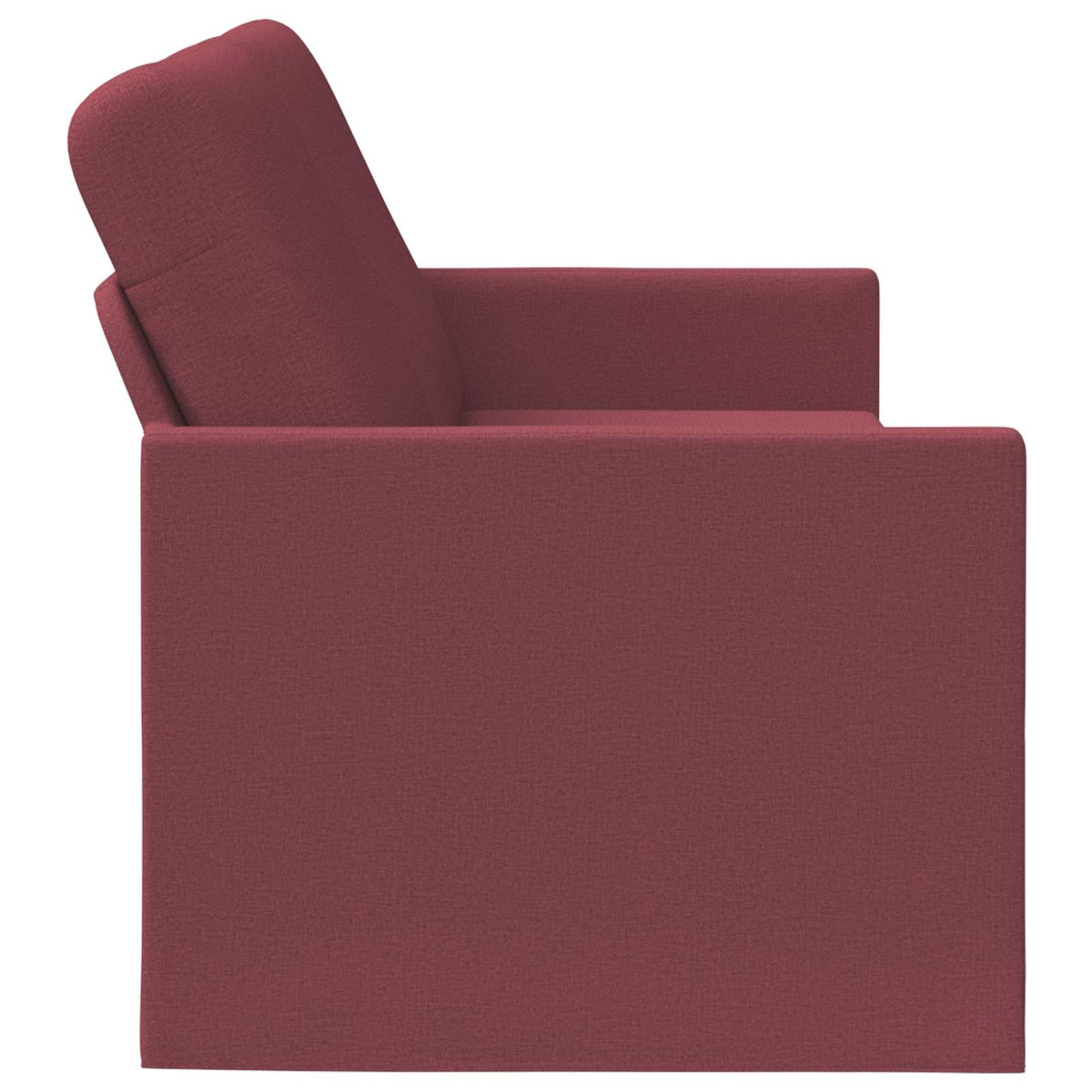 Sofa za 3 osobe Vinska crvena 190 x 81 x 82 cm Tkanina