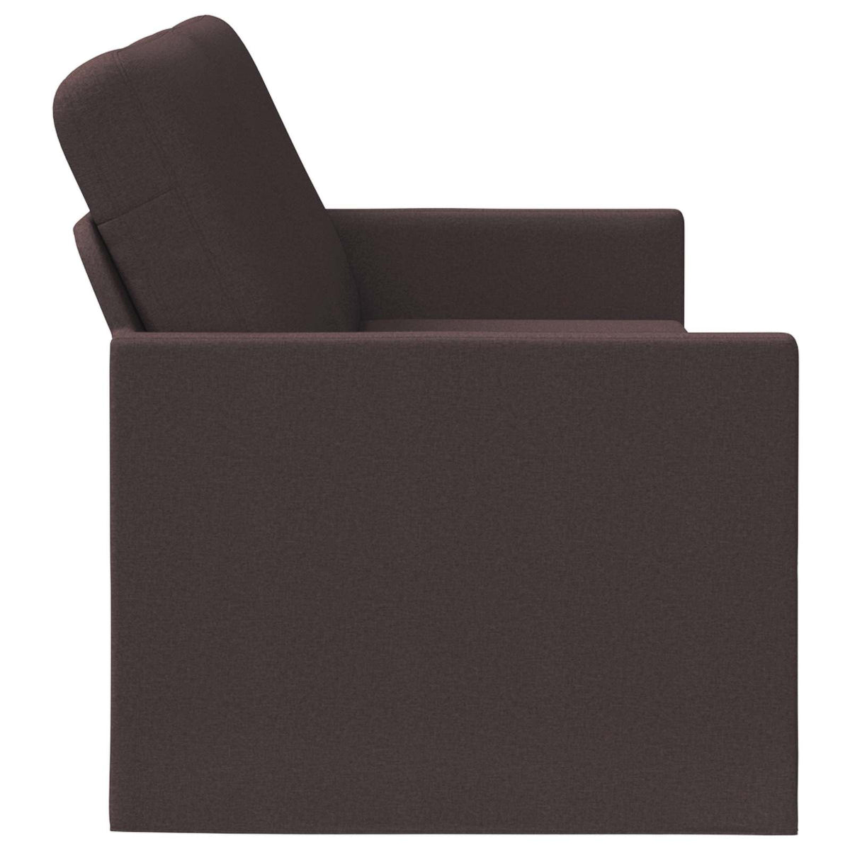Sofa za 3 osobe Tamno smeđa 190 x 81 x 82 cm Tkanina