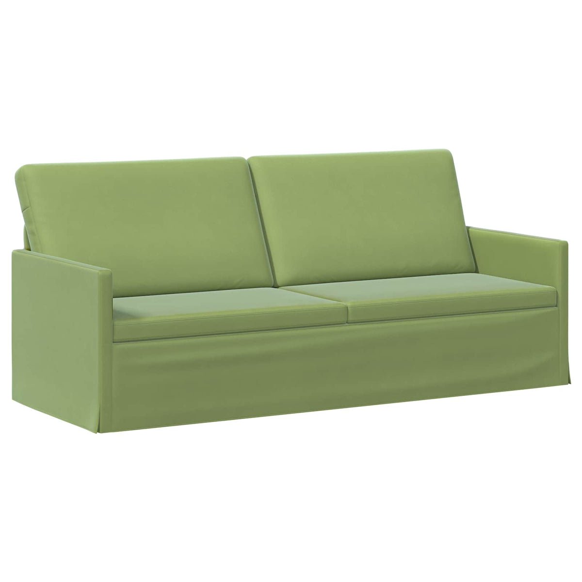 Sofa za 3 osobe Svijetlo zelena 190 x 81 x 82 cm Baršun