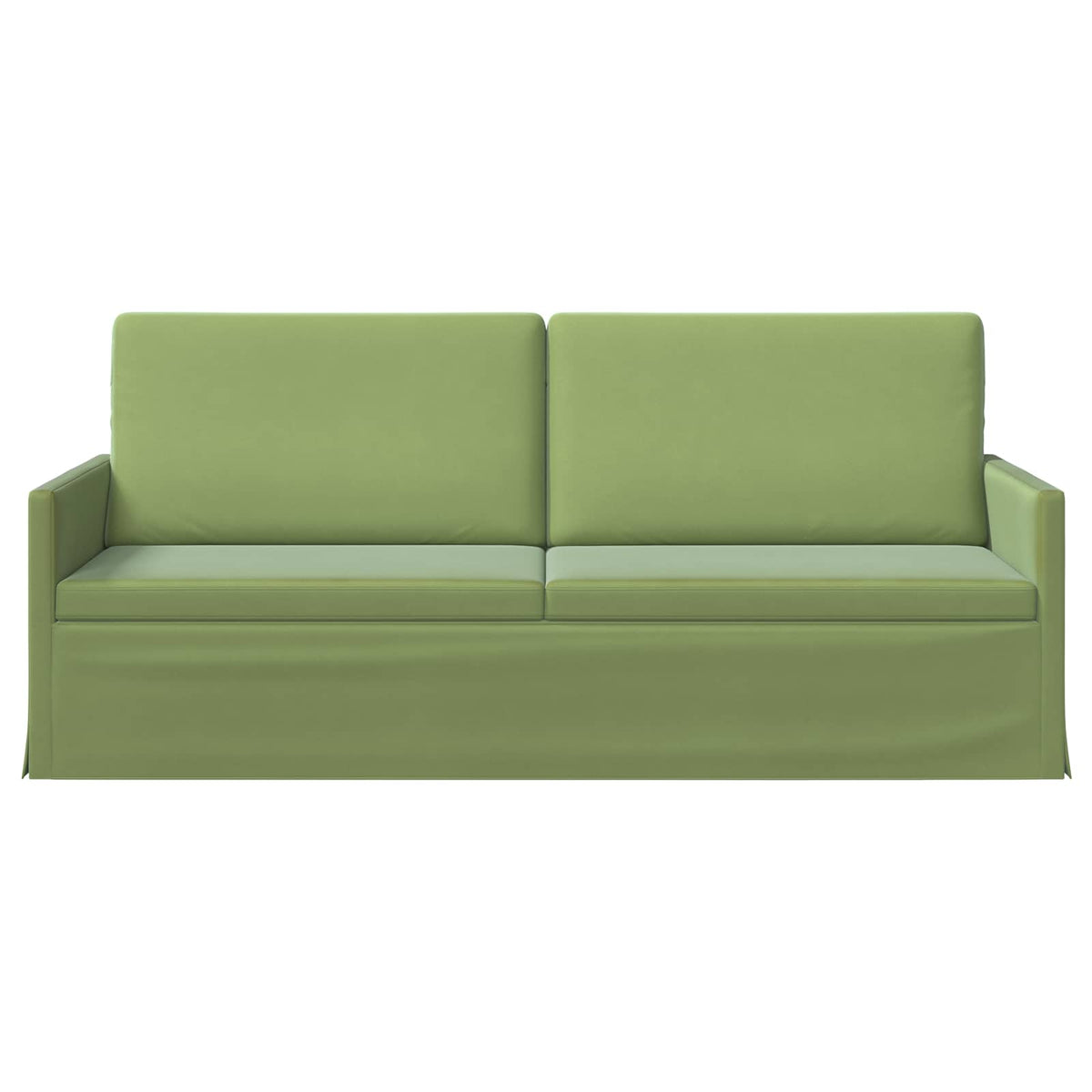 Sofa za 3 osobe Svijetlo zelena 190 x 81 x 82 cm Baršun