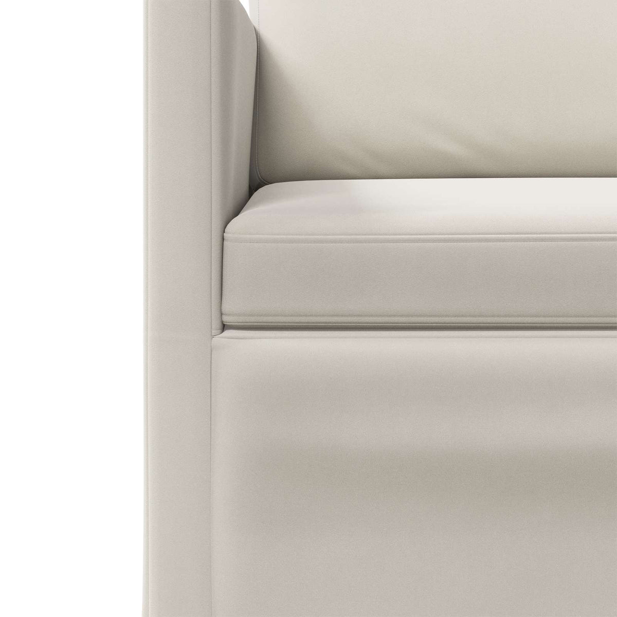 Sofa za 3 osobe Krem 190 x 81 x 82 cm Baršun