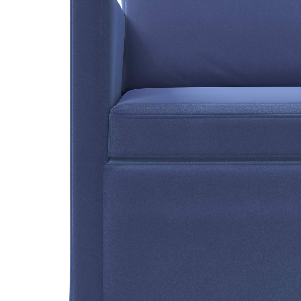 Sofa za 3 osobe Policijska plava 190 x 81 x 82 cm Baršun
