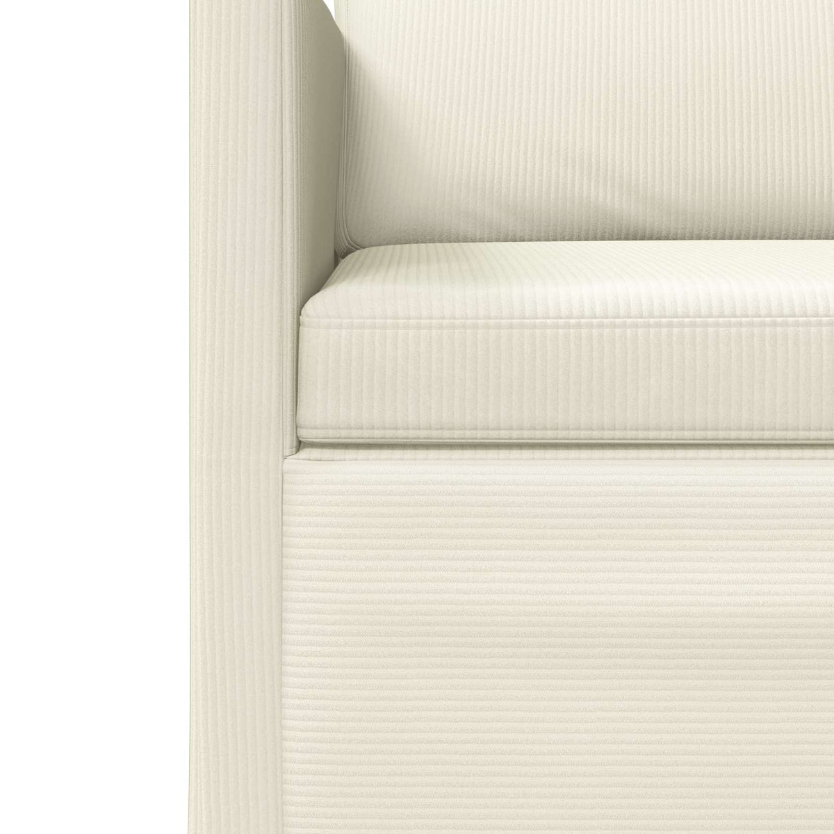 Sofa za 3 osobe Krem 190 x 81 x 82 cm Kordura tekstil