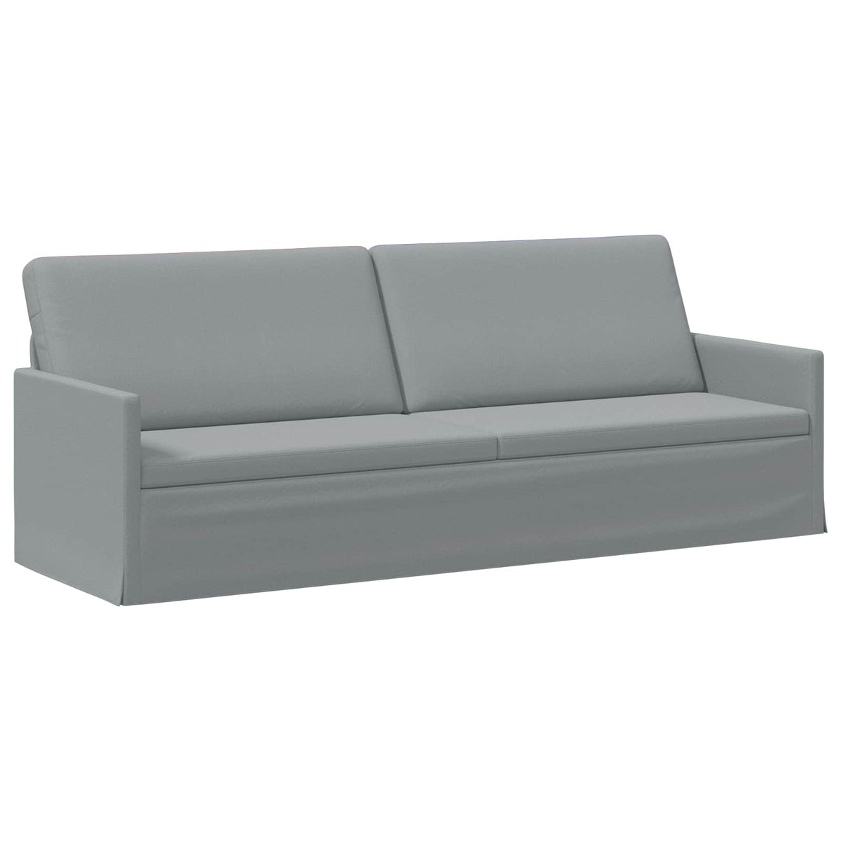 Sofa za 3 osobe Svjetlosiva 220 x 81 x 82 cm Tkanina