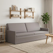 Sofa za 3 osobe Sivosmeđa 220 x 81 x 82 cm Tkanina
