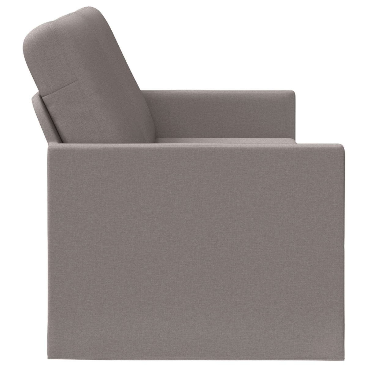 Sofa za 3 osobe Sivosmeđa 220 x 81 x 82 cm Tkanina