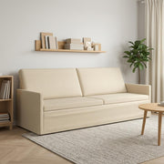Sofa za 3 osobe Krem 220 x 81 x 82 cm Tkanina