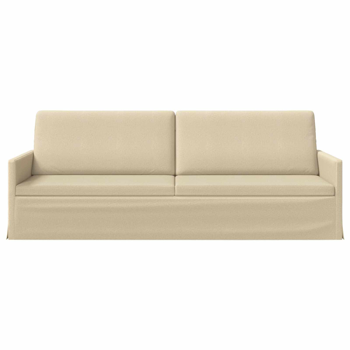 Sofa za 3 osobe Krem 220 x 81 x 82 cm Tkanina