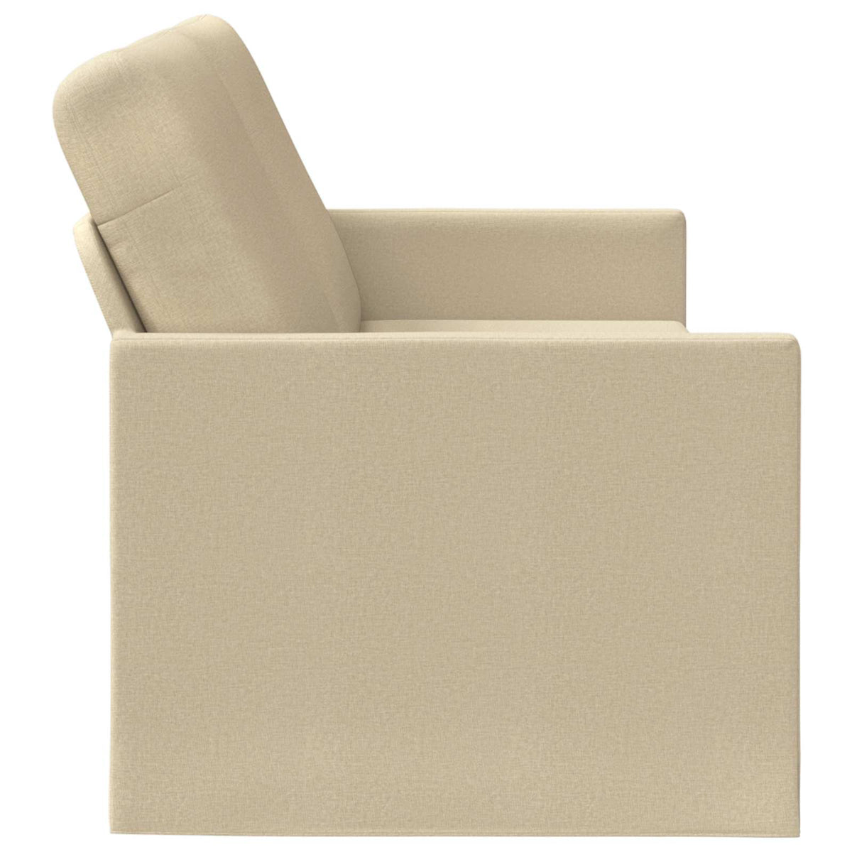 Sofa za 3 osobe Krem 220 x 81 x 82 cm Tkanina