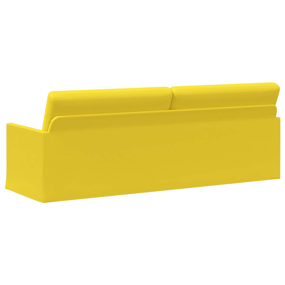 Sofa za 3 osobe Svijetlo žuta 220 x 81 x 82 cm Tkanina