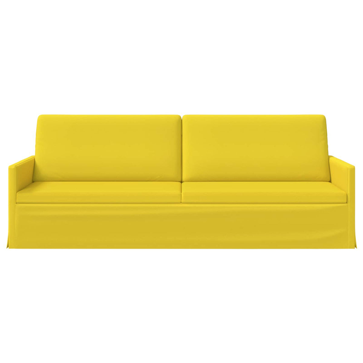 Sofa za 3 osobe Svijetlo žuta 220 x 81 x 82 cm Tkanina