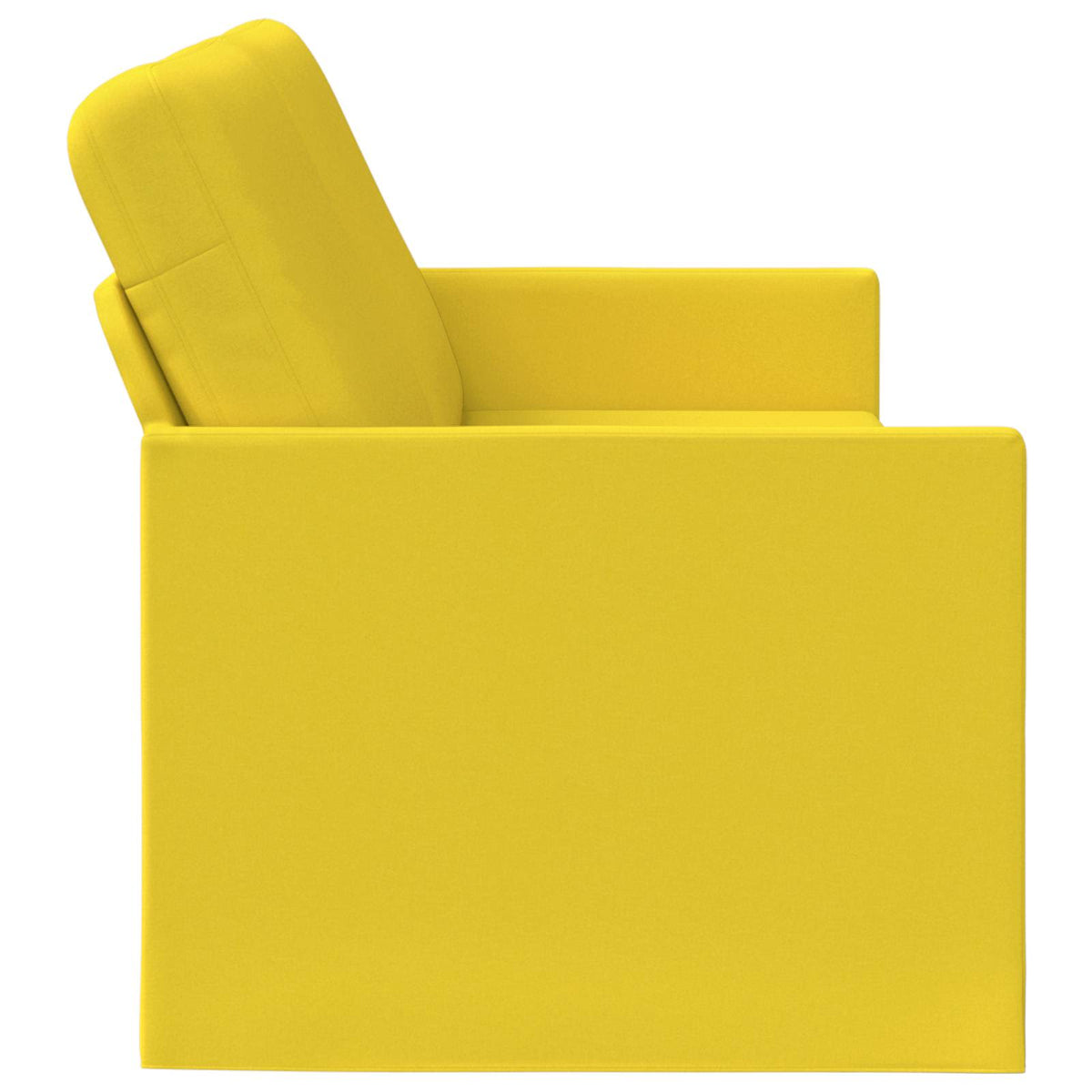 Sofa za 3 osobe Svijetlo žuta 220 x 81 x 82 cm Tkanina