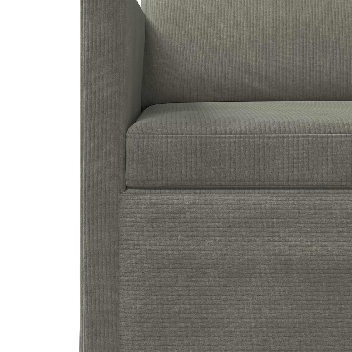 Sofa za 3 osobe Svjetlosiva 220 x 81 x 82 cm Kordura tekstil