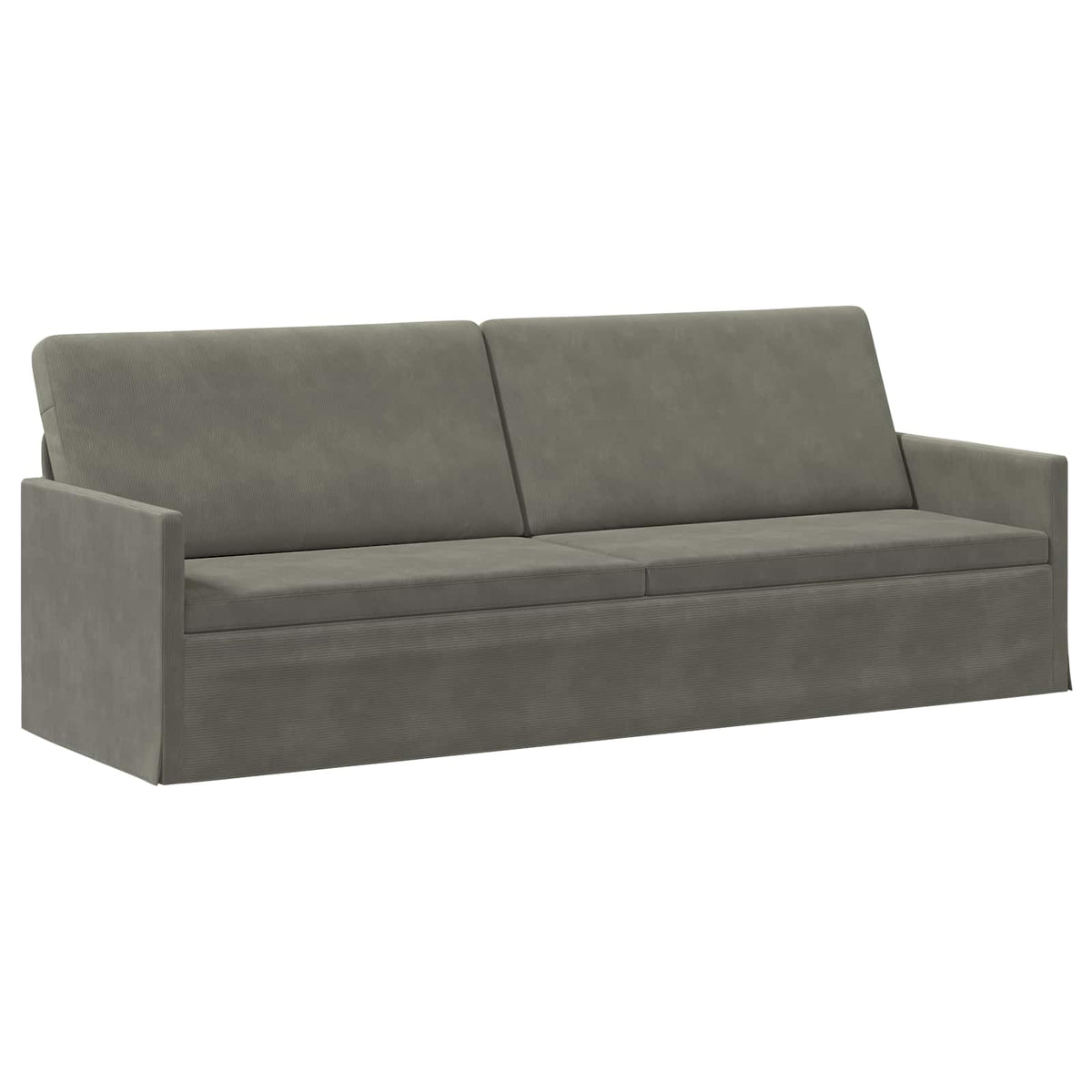 Sofa za 3 osobe Svjetlosiva 220 x 81 x 82 cm Kordura tekstil