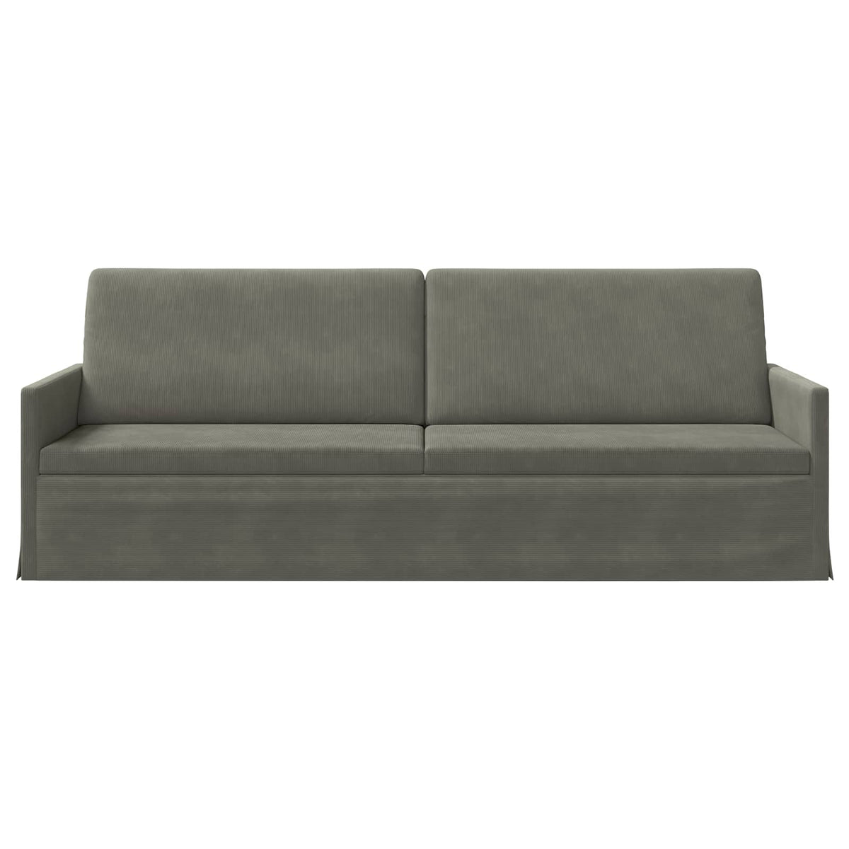 Sofa za 3 osobe Svjetlosiva 220 x 81 x 82 cm Kordura tekstil