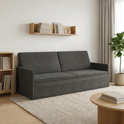 Sofa za 3 osobe Tamnosiva 220 x 81 x 82 cm Kordura tekstil