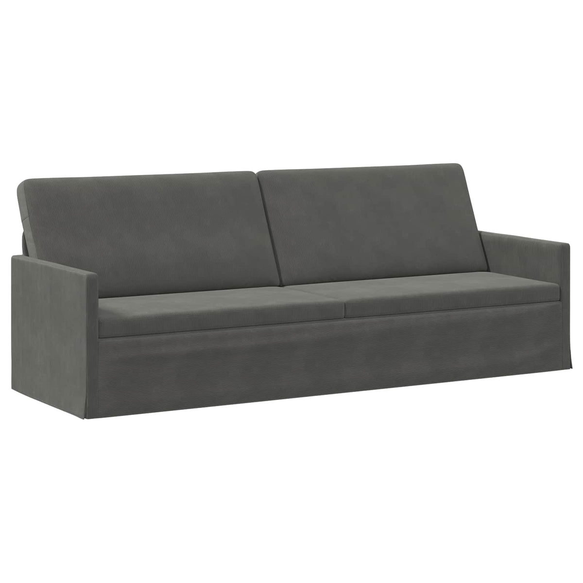 Sofa za 3 osobe Tamnosiva 220 x 81 x 82 cm Kordura tekstil