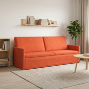 Sofa za 3 osobe Crvena narančasta 220 x 81 x 82 cm