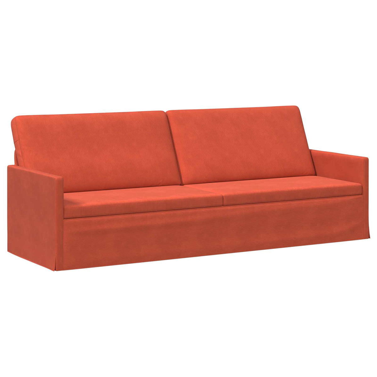 Sofa za 3 osobe Crvena narančasta 220 x 81 x 82 cm