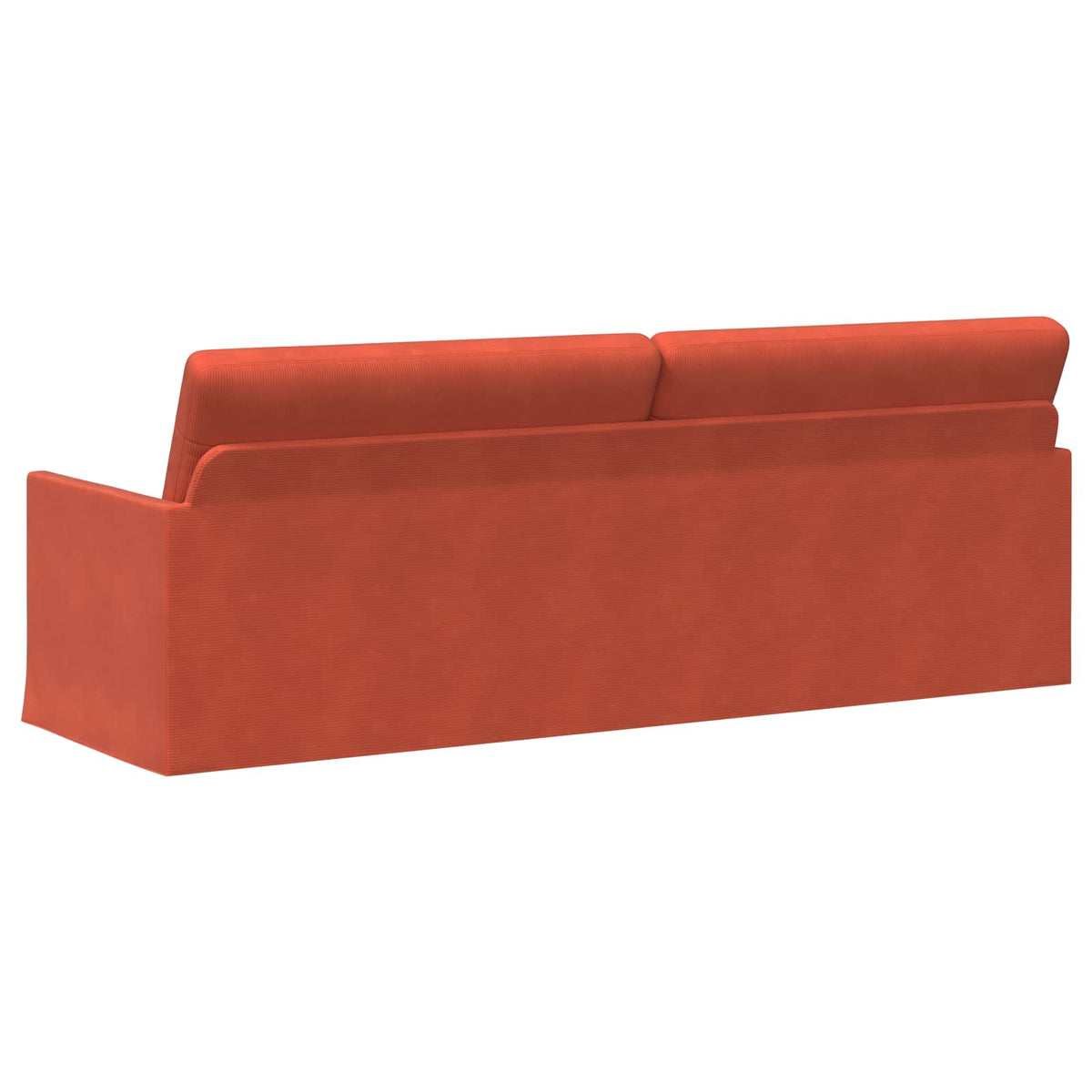 Sofa za 3 osobe Crvena narančasta 220 x 81 x 82 cm