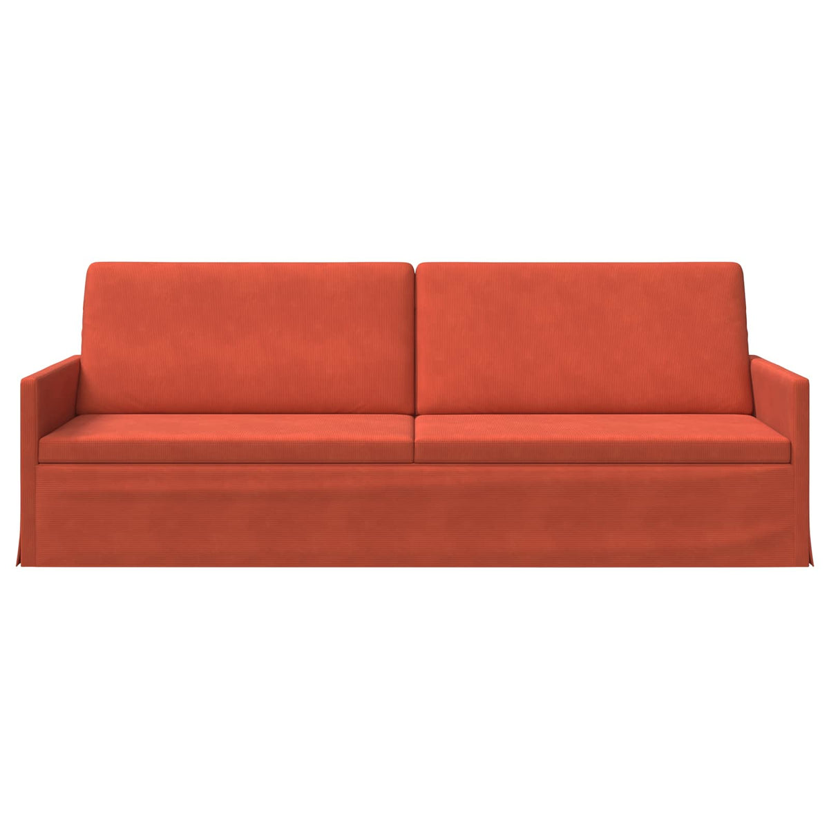 Sofa za 3 osobe Crvena narančasta 220 x 81 x 82 cm