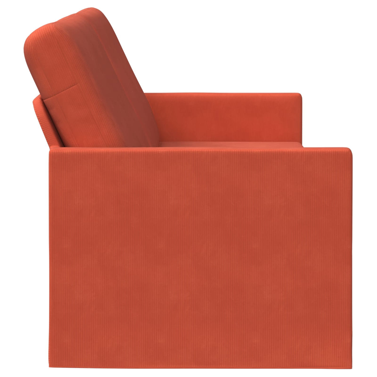 Sofa za 3 osobe Crvena narančasta 220 x 81 x 82 cm