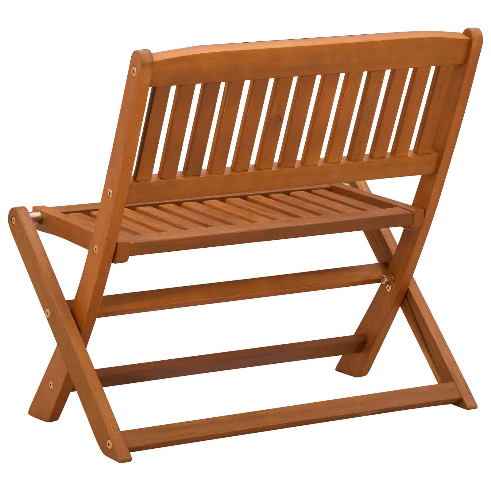 Klupa za djecu Smeđa 61 x 38 x 57 cm Čvrsto drvo eukaliptusa