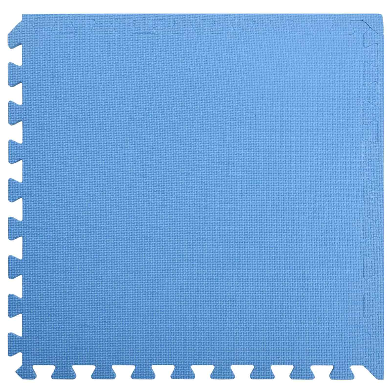 Podloga za bazen 6 pcs Plava 2,16 ㎡ EVA pjenasti materijal