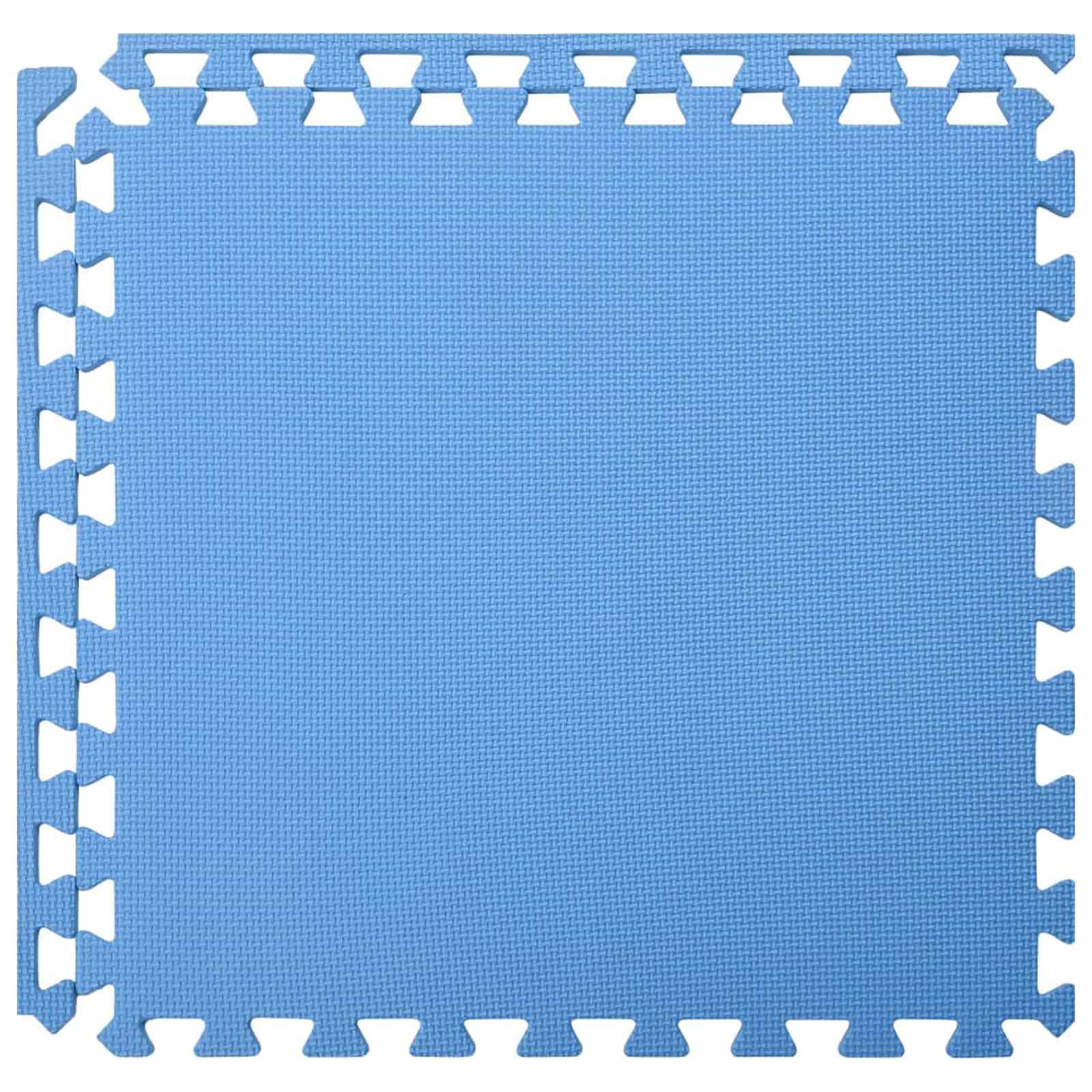 Podloga za bazen 6 pcs Plava 2,16 ㎡ EVA pjenasti materijal